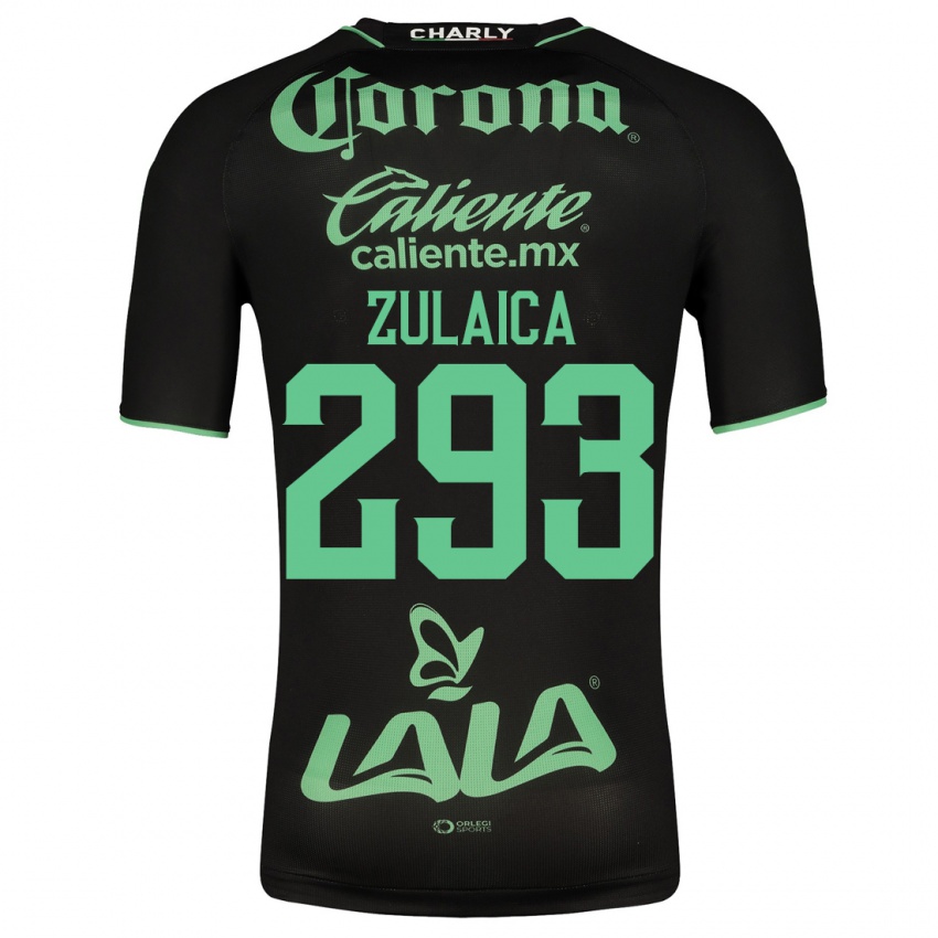 Kvinder José Zulaica #293 Sort Udebane Spillertrøjer 2023/24 Trøje T-Shirt