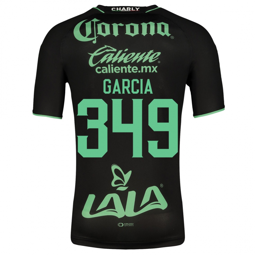 Kvinder Diego García #349 Sort Udebane Spillertrøjer 2023/24 Trøje T-Shirt