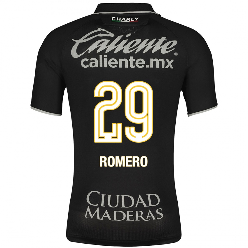 Kvinder Lucas Romero #29 Sort Udebane Spillertrøjer 2023/24 Trøje T-Shirt
