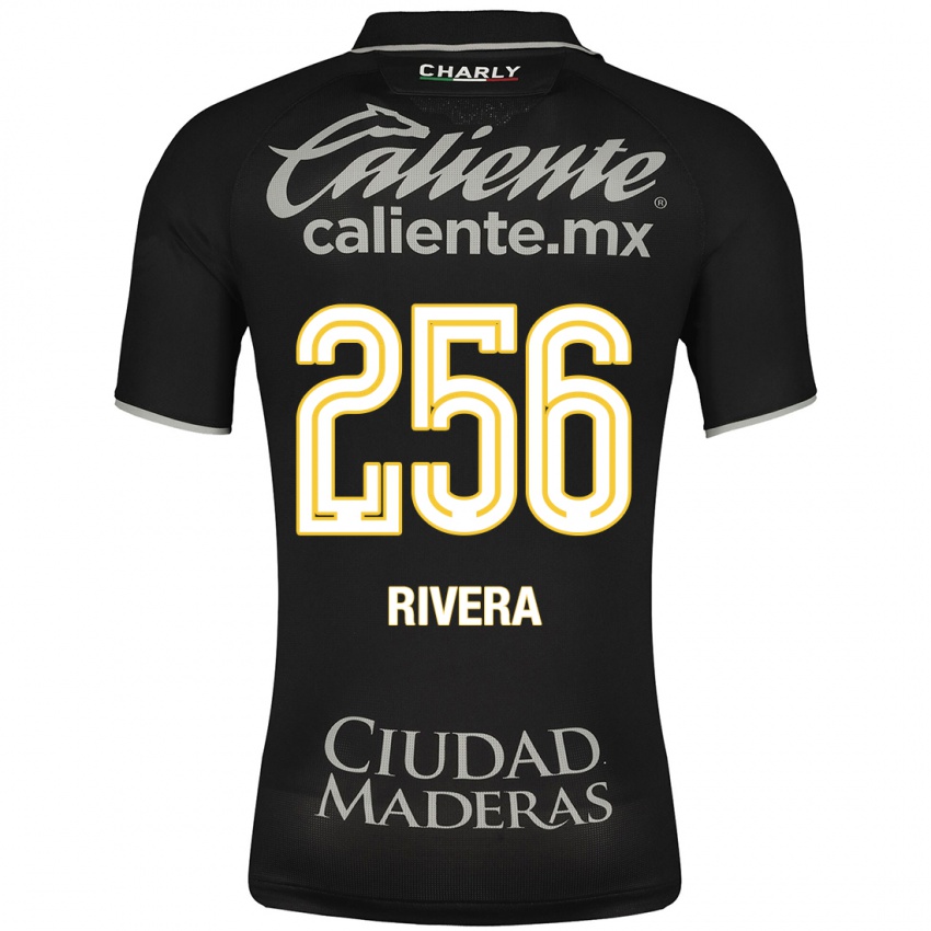 Kvinder Fernando Rivera #256 Sort Udebane Spillertrøjer 2023/24 Trøje T-Shirt