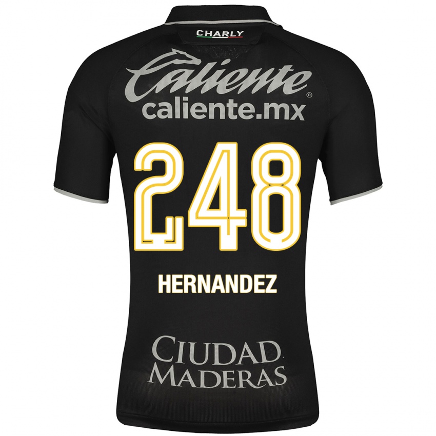 Kvinder Fernando Hernández #248 Sort Udebane Spillertrøjer 2023/24 Trøje T-Shirt