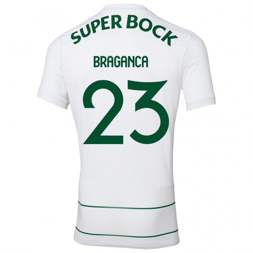 Kvinder Daniel Braganca #23 Hvid Udebane Spillertrøjer 2023/24 Trøje T-Shirt