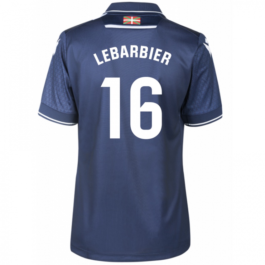 Kvinder Alex Lebarbier #16 Flåde Udebane Spillertrøjer 2023/24 Trøje T-Shirt