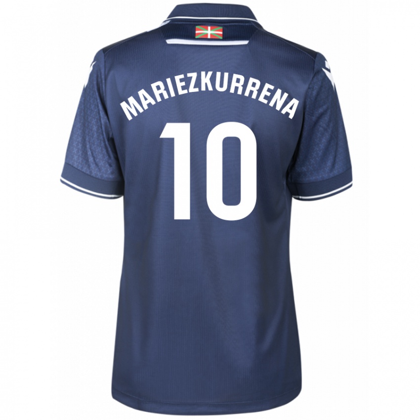 Kvinder Arkaitz Mariezkurrena #10 Flåde Udebane Spillertrøjer 2023/24 Trøje T-Shirt