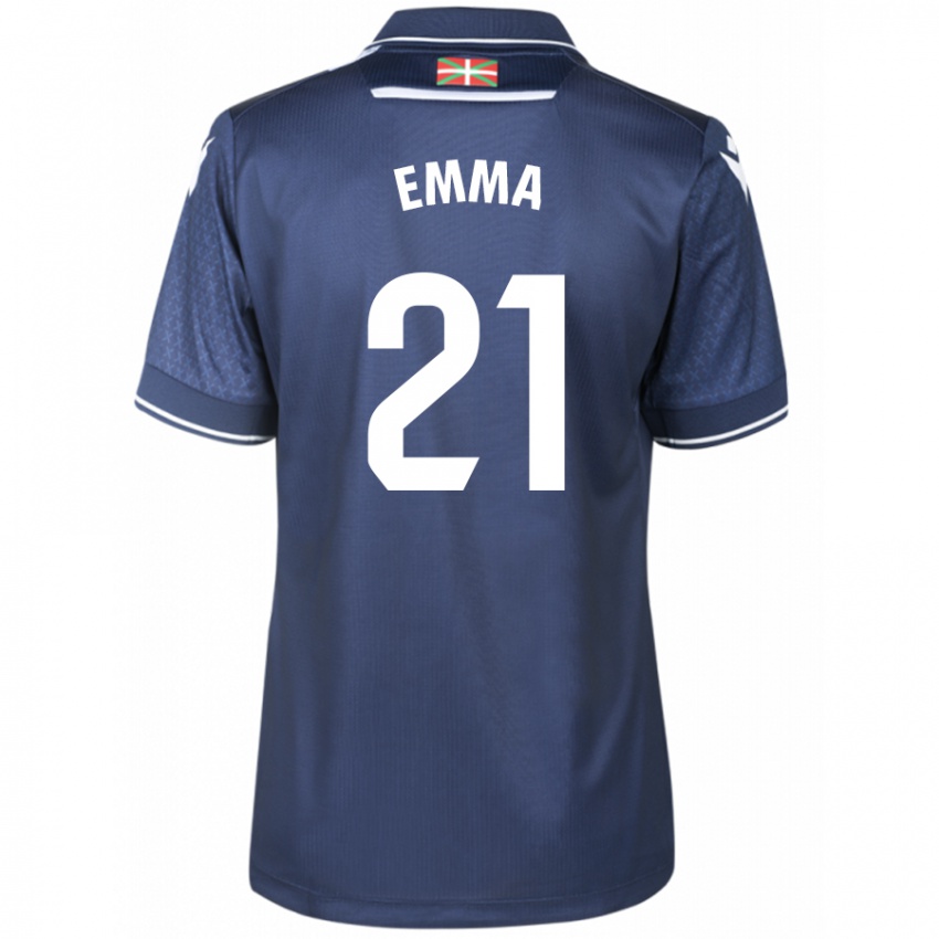 Kvinder Emma Ramirez Gorgoso #21 Flåde Udebane Spillertrøjer 2023/24 Trøje T-Shirt