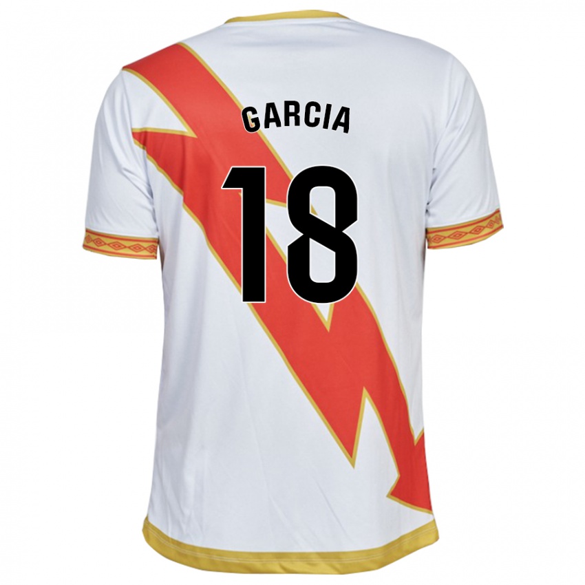 Børn Álvaro García #18 Hvid Hjemmebane Spillertrøjer 2023/24 Trøje T-Shirt