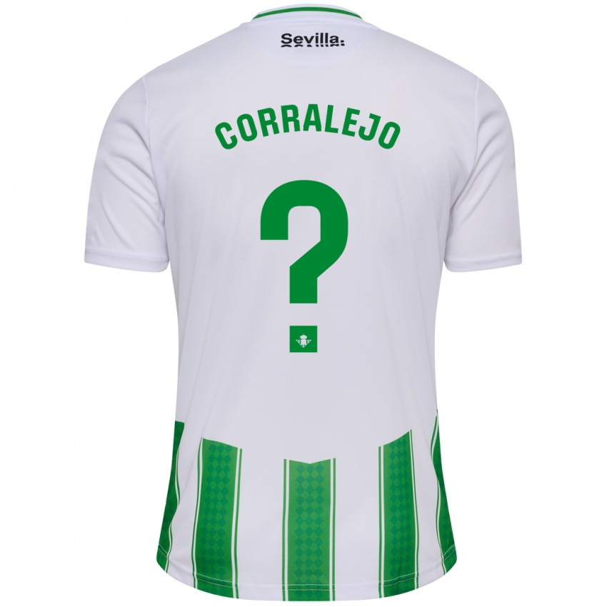 Børn Iván Corralejo #0 Hvid Hjemmebane Spillertrøjer 2023/24 Trøje T-Shirt