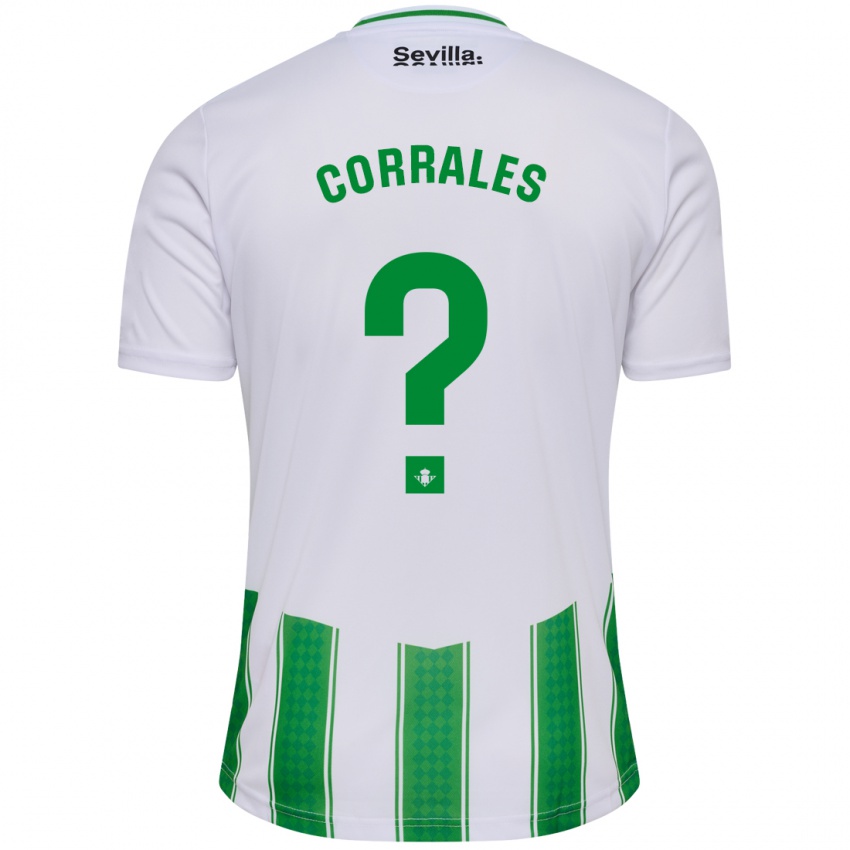 Børn Fran Corrales #0 Hvid Hjemmebane Spillertrøjer 2023/24 Trøje T-Shirt