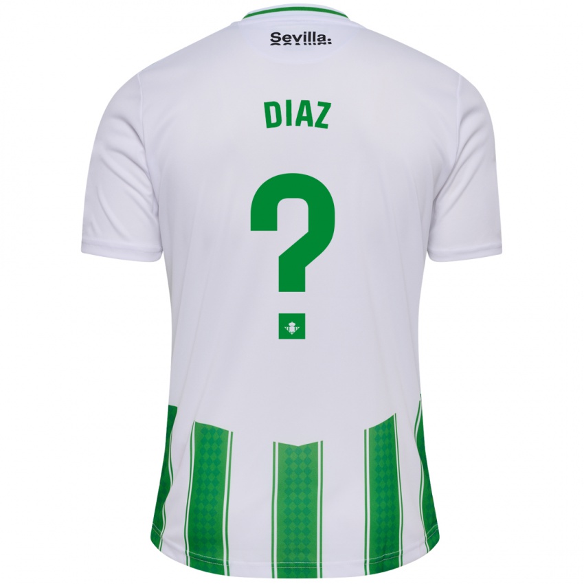 Børn Ismael Díaz #0 Hvid Hjemmebane Spillertrøjer 2023/24 Trøje T-Shirt