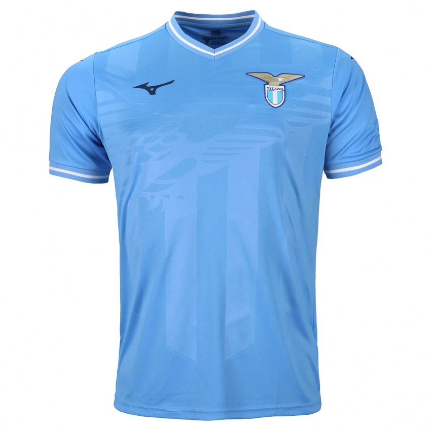 Børn Matías Vecino #5 Blå Hjemmebane Spillertrøjer 2023/24 Trøje T-Shirt
