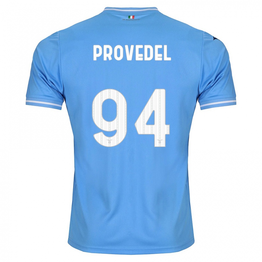 Børn Ivan Provedel #94 Blå Hjemmebane Spillertrøjer 2023/24 Trøje T-Shirt