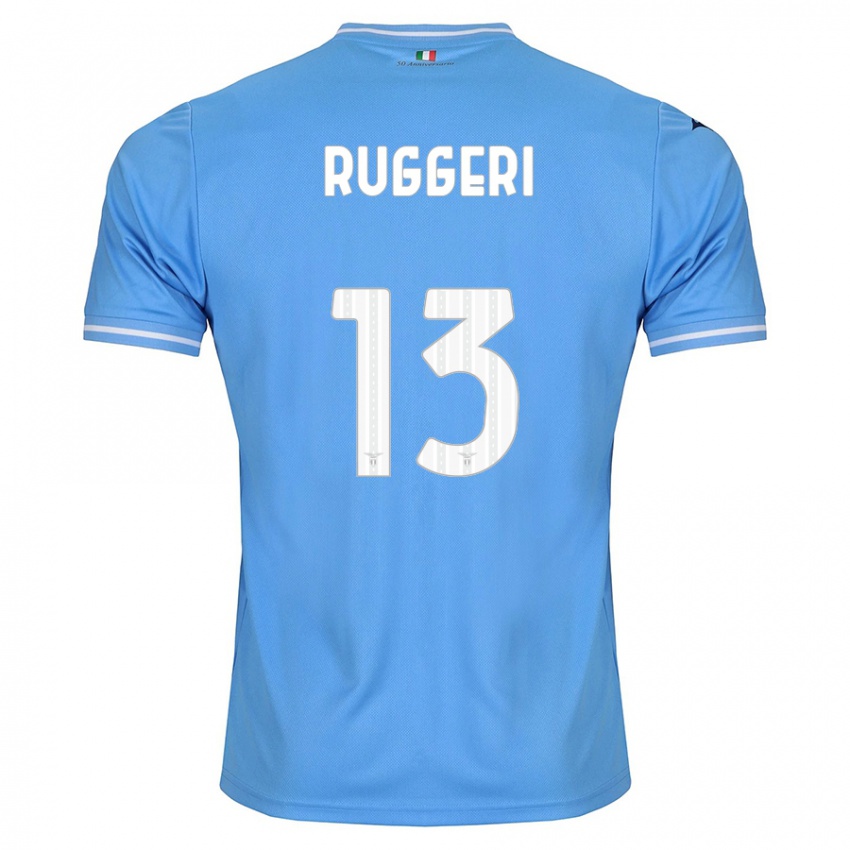 Børn Fabio Ruggeri #13 Blå Hjemmebane Spillertrøjer 2023/24 Trøje T-Shirt