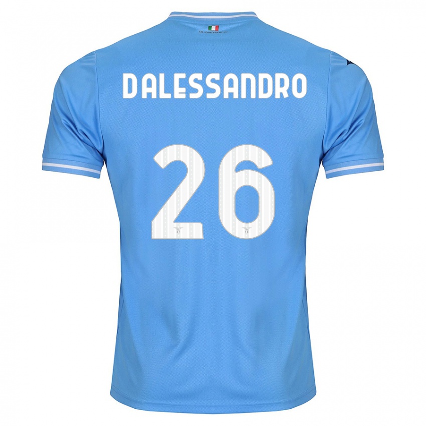 Børn Mattya D'alessandro #26 Blå Hjemmebane Spillertrøjer 2023/24 Trøje T-Shirt