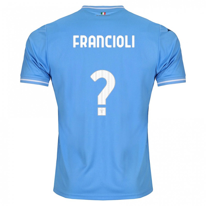 Børn Diego Francioli #0 Blå Hjemmebane Spillertrøjer 2023/24 Trøje T-Shirt