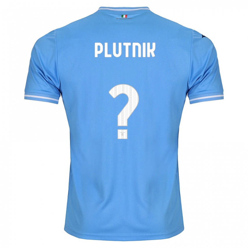 Børn Artem Plutnik #0 Blå Hjemmebane Spillertrøjer 2023/24 Trøje T-Shirt