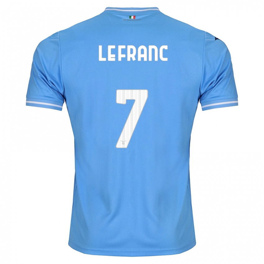 Børn Chloé Le Franc #7 Blå Hjemmebane Spillertrøjer 2023/24 Trøje T-Shirt