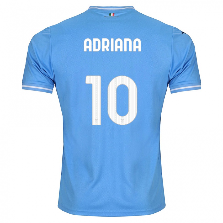 Børn Adriana Martín Santamaría #10 Blå Hjemmebane Spillertrøjer 2023/24 Trøje T-Shirt