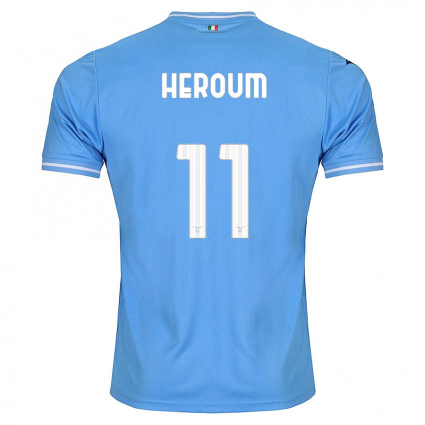 Børn Nora Heroum #11 Blå Hjemmebane Spillertrøjer 2023/24 Trøje T-Shirt
