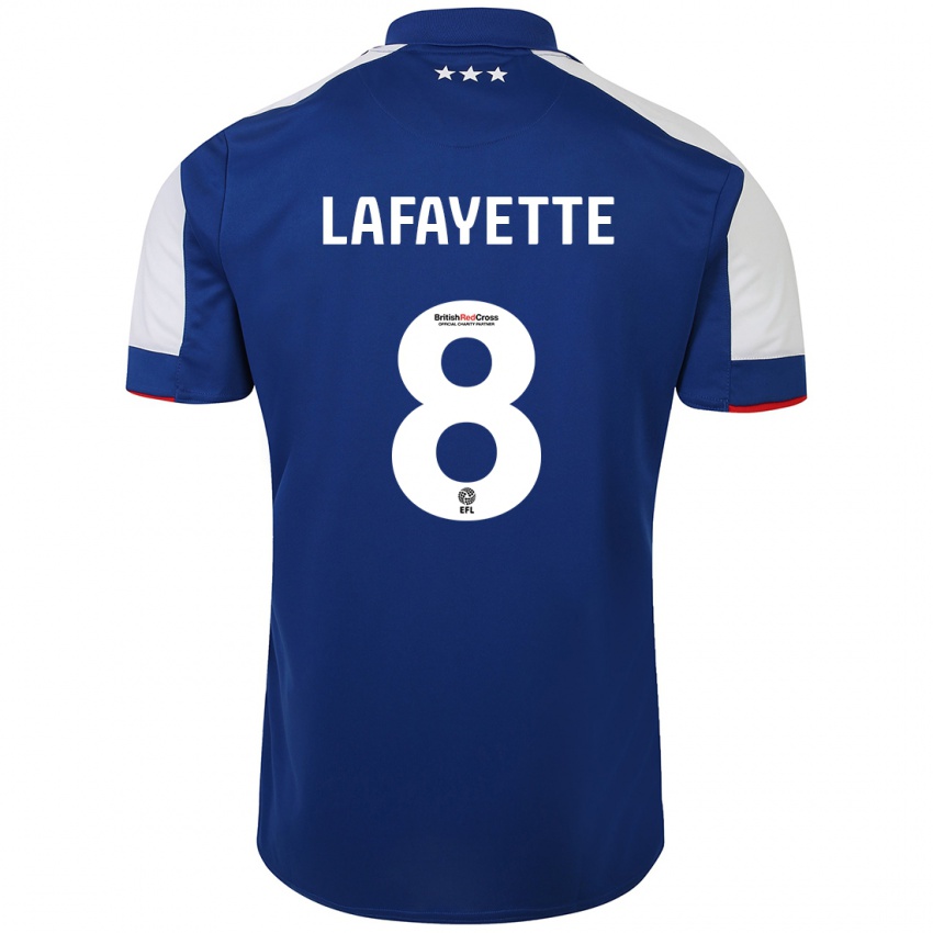 Børn Abbie Lafayette #8 Blå Hjemmebane Spillertrøjer 2023/24 Trøje T-Shirt