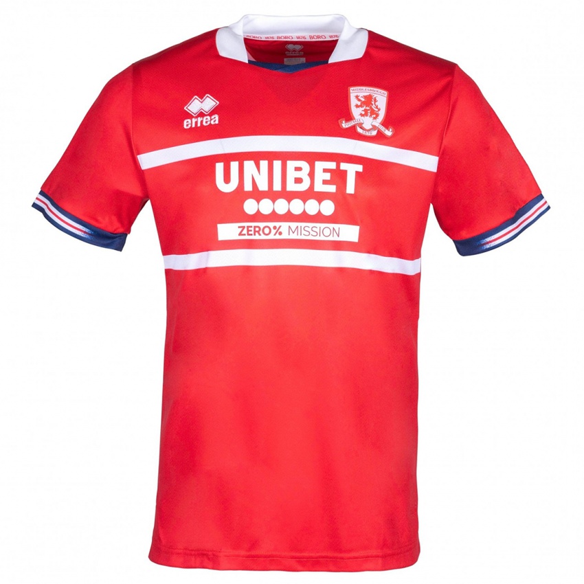 Børn George Mccormick #0 Rød Hjemmebane Spillertrøjer 2023/24 Trøje T-Shirt