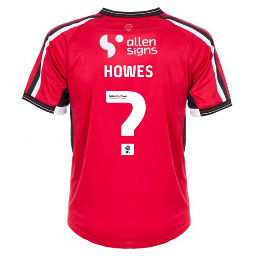 Børn Rachael Howes #0 Rød Hjemmebane Spillertrøjer 2023/24 Trøje T-Shirt