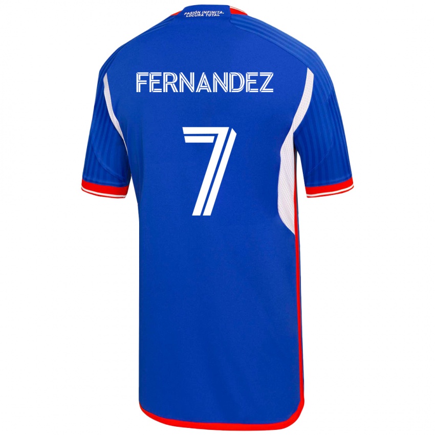 Børn Rebeca Fernández #7 Blå Hjemmebane Spillertrøjer 2023/24 Trøje T-Shirt