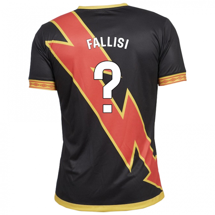 Børn Alessandro Fallisi #0 Sort Udebane Spillertrøjer 2023/24 Trøje T-Shirt