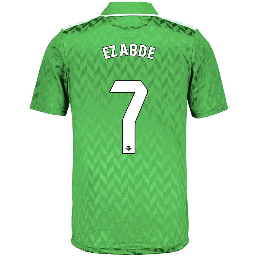 Børn Abde Ezzalzouli #7 Grøn Udebane Spillertrøjer 2023/24 Trøje T-Shirt
