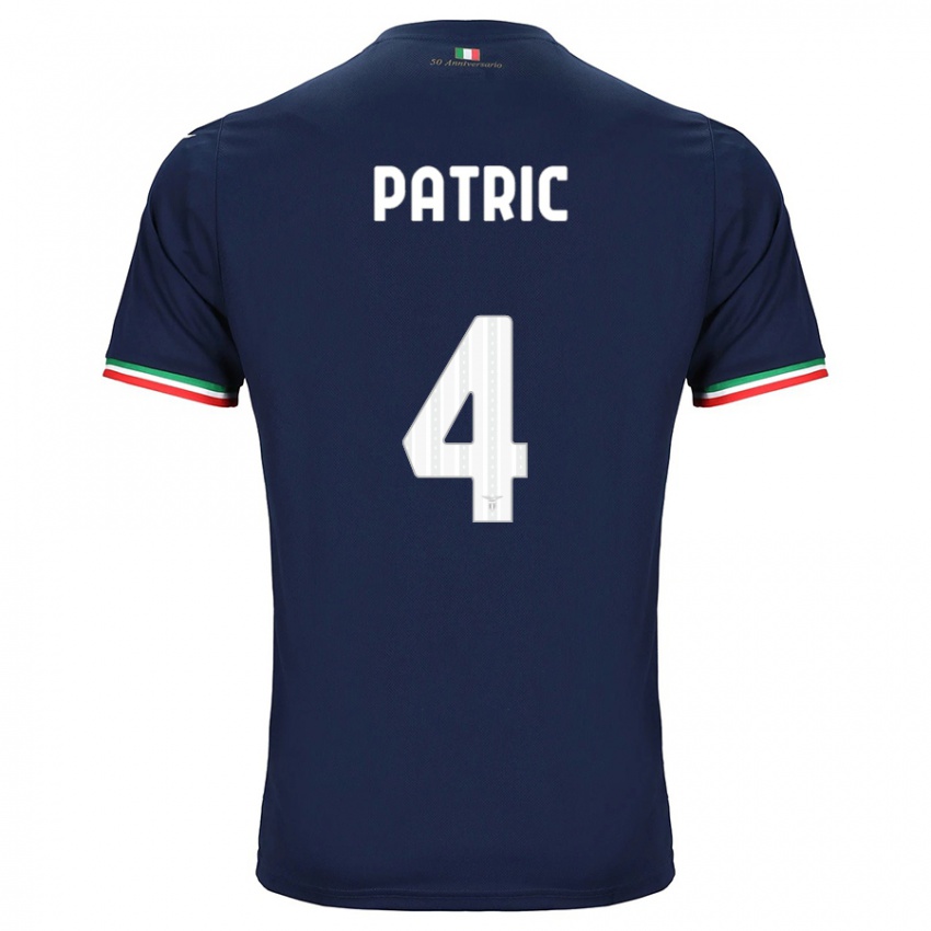 Børn Patric #4 Flåde Udebane Spillertrøjer 2023/24 Trøje T-Shirt