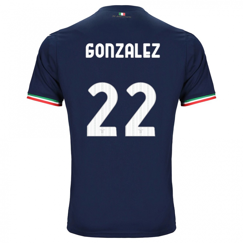 Børn Diego González #22 Flåde Udebane Spillertrøjer 2023/24 Trøje T-Shirt