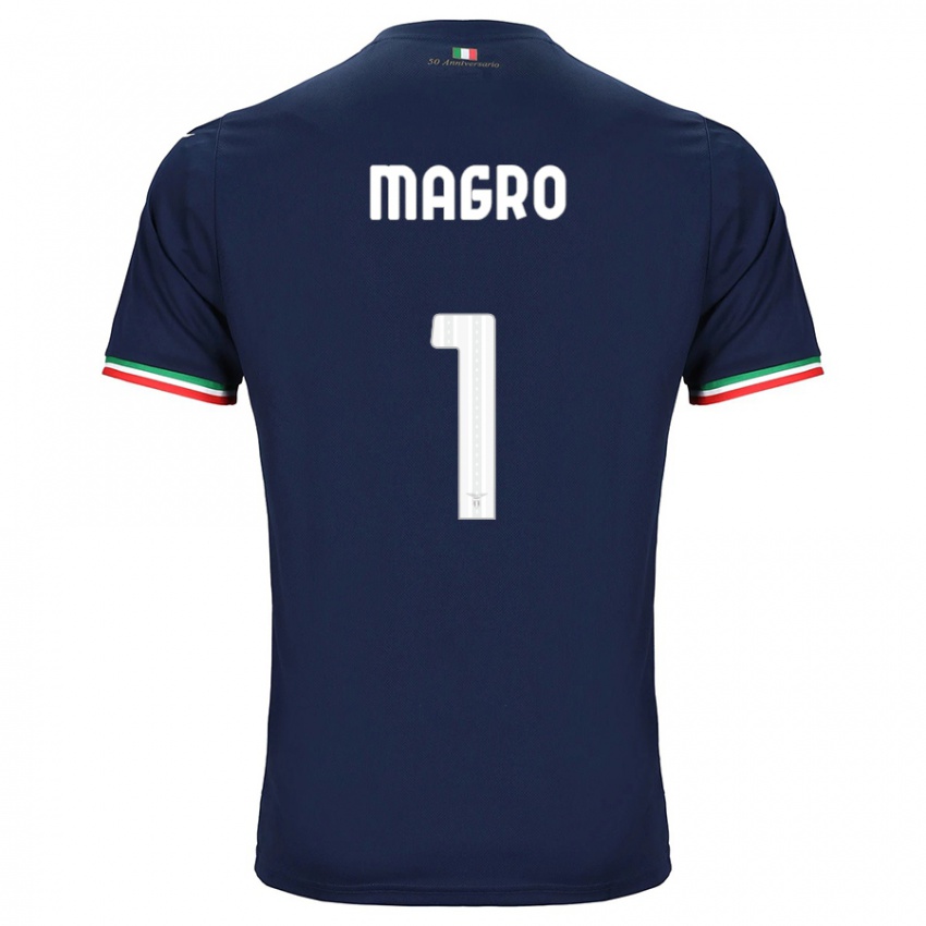 Børn Federico Magro #1 Flåde Udebane Spillertrøjer 2023/24 Trøje T-Shirt