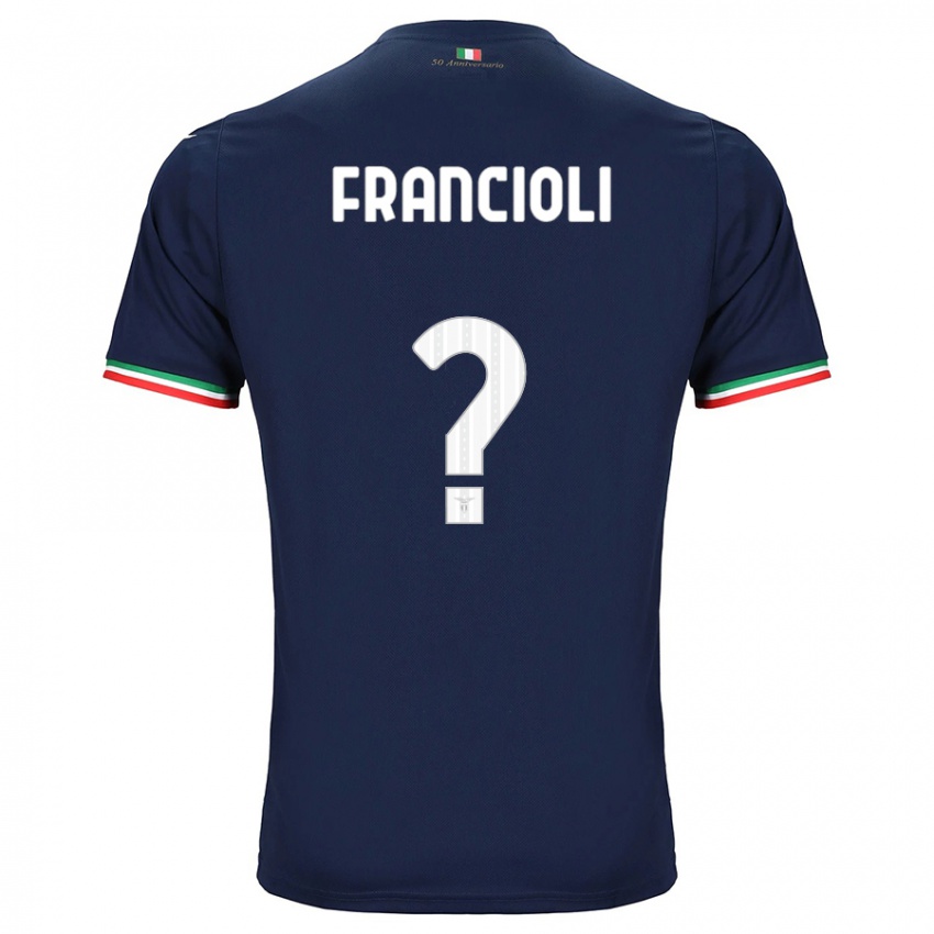 Børn Diego Francioli #0 Flåde Udebane Spillertrøjer 2023/24 Trøje T-Shirt