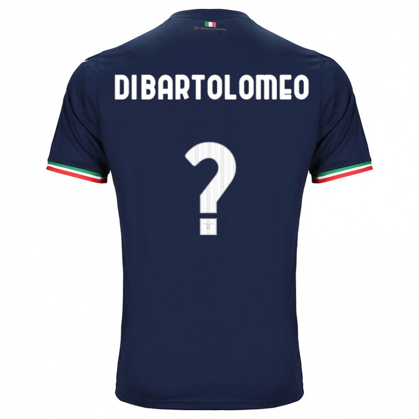 Børn Damiano Di Bartolomeo #0 Flåde Udebane Spillertrøjer 2023/24 Trøje T-Shirt