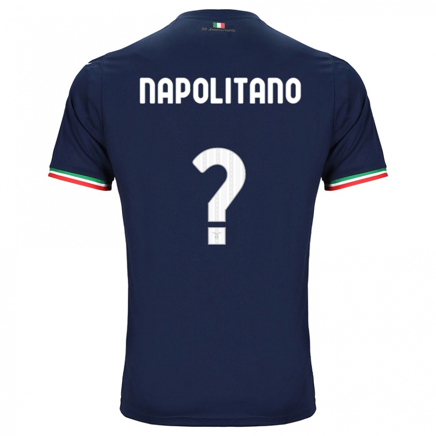 Børn Federico Napolitano #0 Flåde Udebane Spillertrøjer 2023/24 Trøje T-Shirt