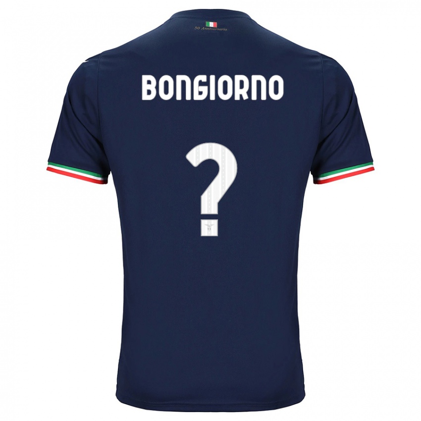 Børn Dario Bongiorno #0 Flåde Udebane Spillertrøjer 2023/24 Trøje T-Shirt