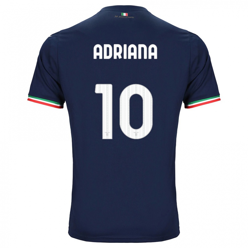 Børn Adriana Martín Santamaría #10 Flåde Udebane Spillertrøjer 2023/24 Trøje T-Shirt