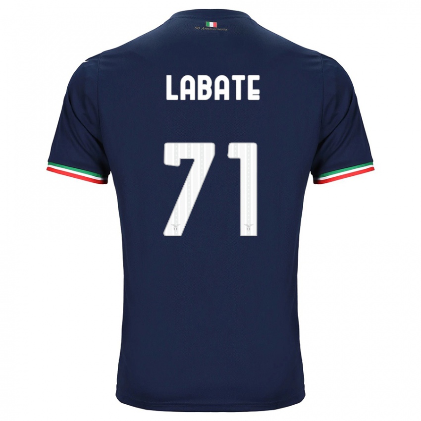 Børn Camilla Labate #71 Flåde Udebane Spillertrøjer 2023/24 Trøje T-Shirt