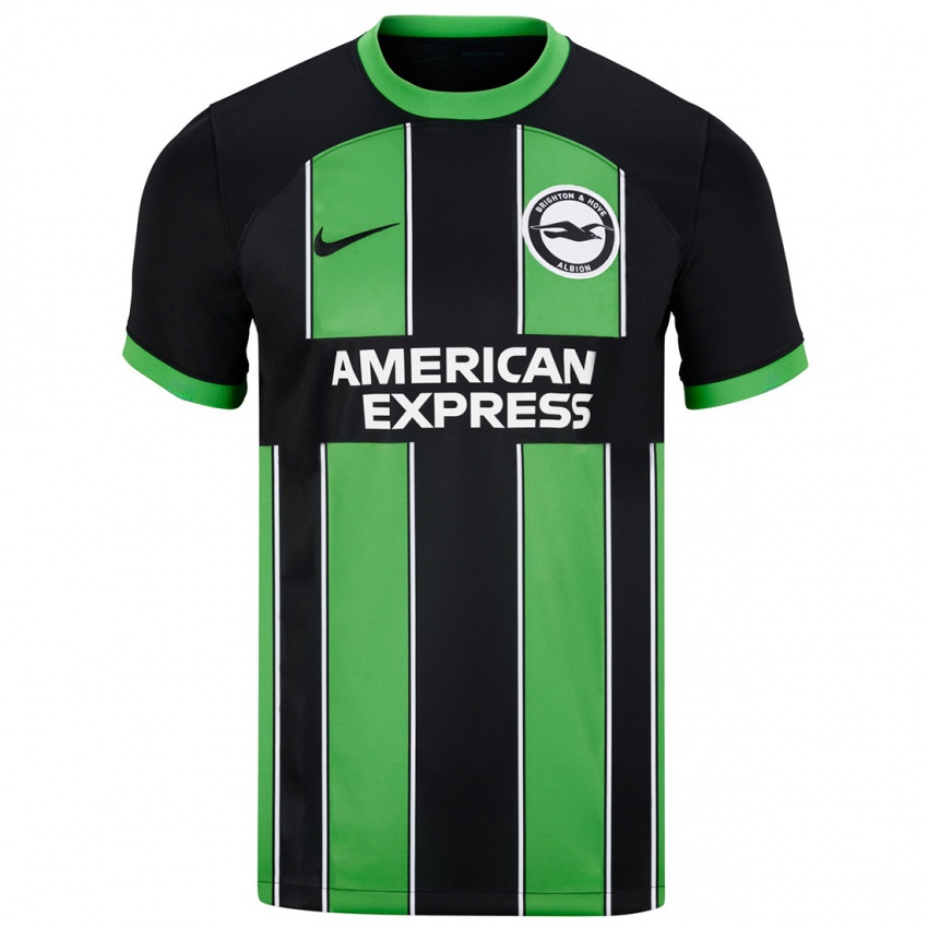 Børn Lewis Dunk #5 Sort Grøn Udebane Spillertrøjer 2023/24 Trøje T-Shirt
