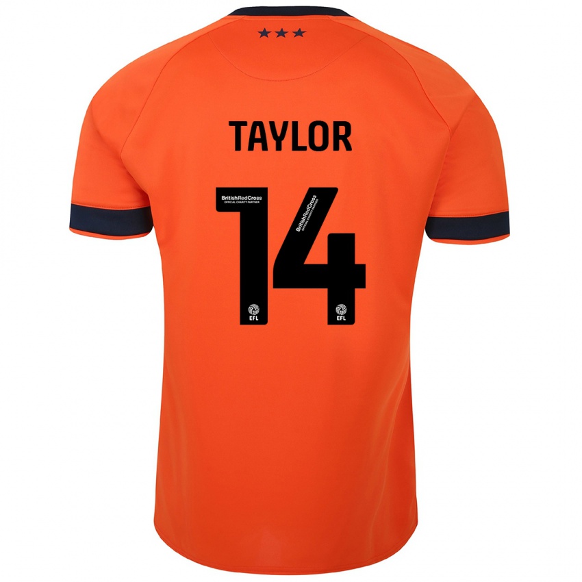 Børn Jack Taylor #14 Appelsin Udebane Spillertrøjer 2023/24 Trøje T-Shirt