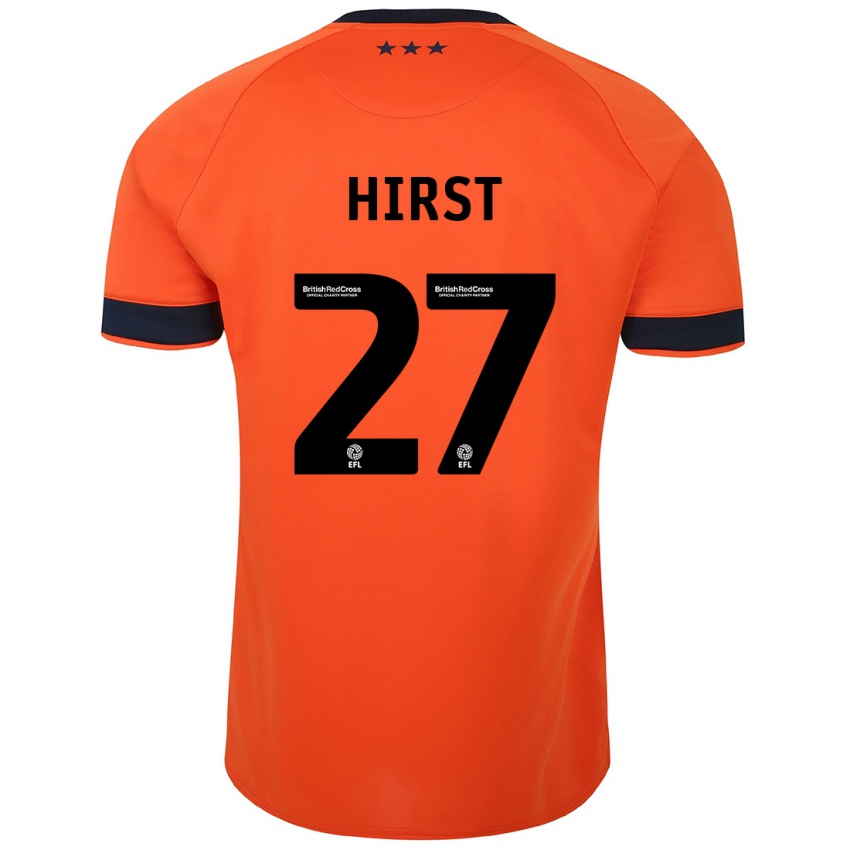 Børn George Hirst #27 Appelsin Udebane Spillertrøjer 2023/24 Trøje T-Shirt