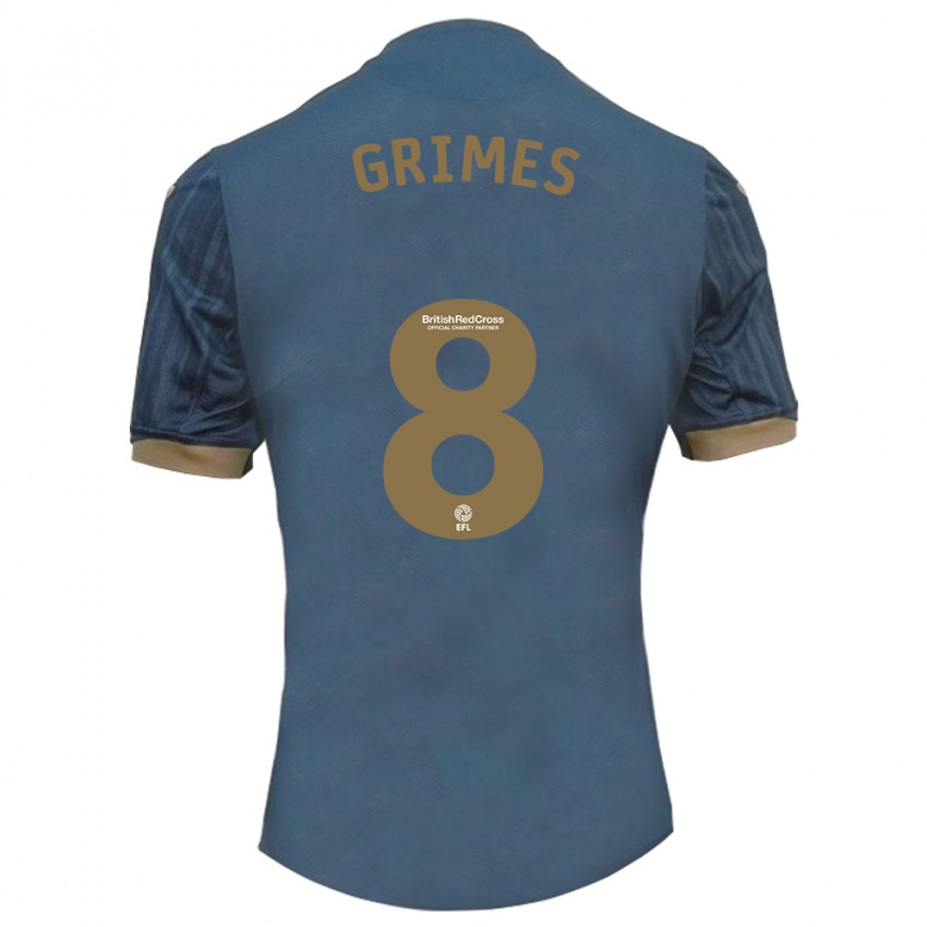Børn Matt Grimes #8 Mørk Blågrøn Udebane Spillertrøjer 2023/24 Trøje T-Shirt