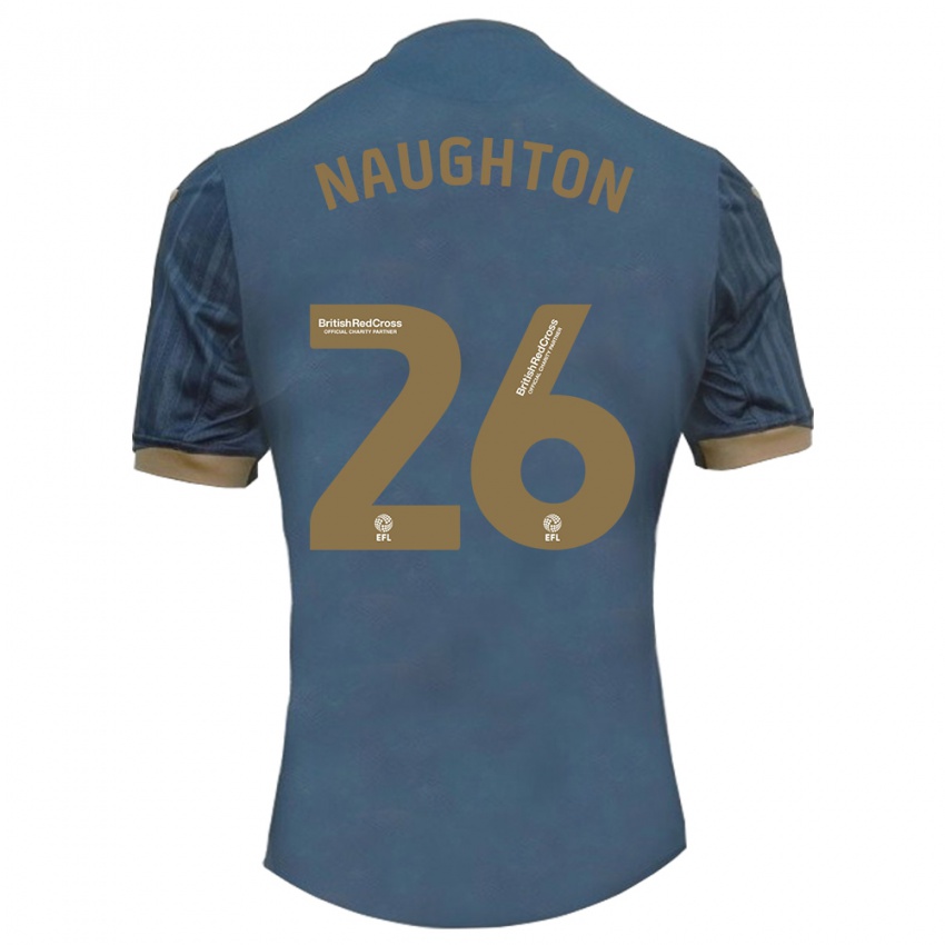 Børn Kyle Naughton #26 Mørk Blågrøn Udebane Spillertrøjer 2023/24 Trøje T-Shirt