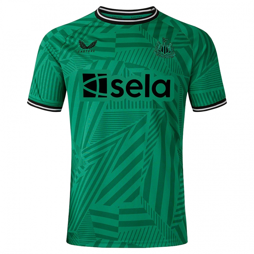 Børn Sven Botman #4 Grøn Udebane Spillertrøjer 2023/24 Trøje T-Shirt