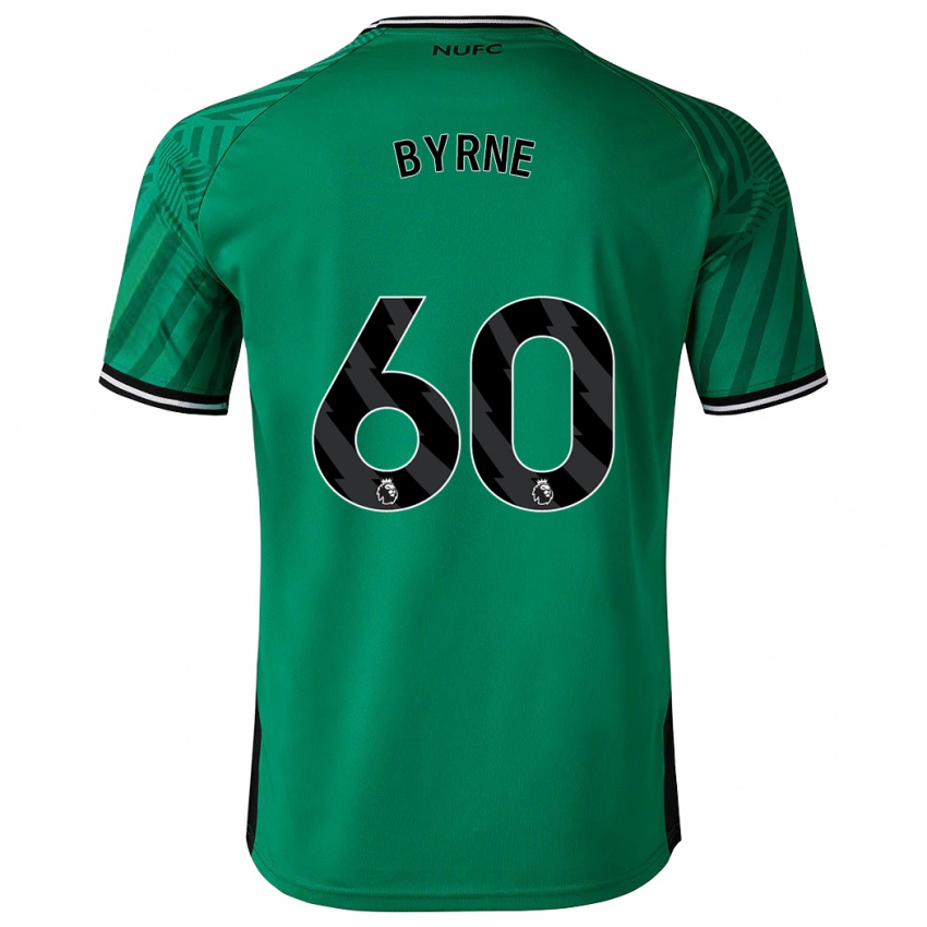 Børn Reece Byrne #60 Grøn Udebane Spillertrøjer 2023/24 Trøje T-Shirt
