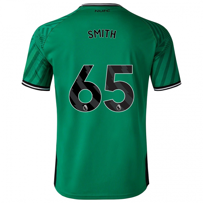 Børn Jude Smith #65 Grøn Udebane Spillertrøjer 2023/24 Trøje T-Shirt