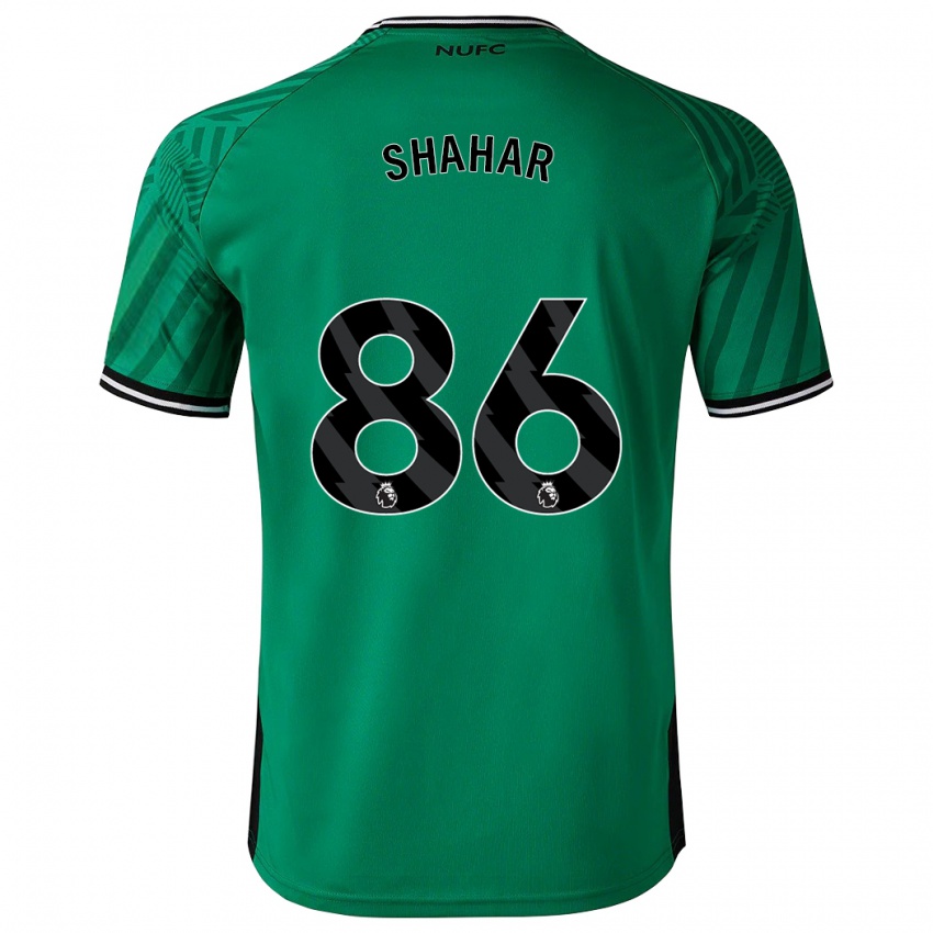 Børn Leo Shahar #86 Grøn Udebane Spillertrøjer 2023/24 Trøje T-Shirt