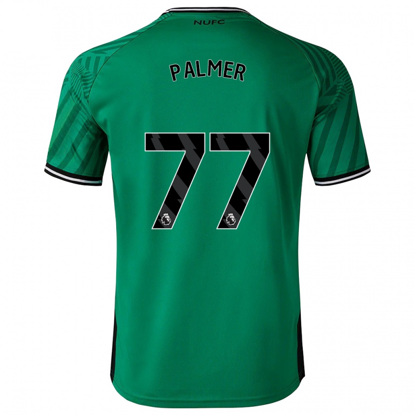 Børn Darren Palmer #77 Grøn Udebane Spillertrøjer 2023/24 Trøje T-Shirt