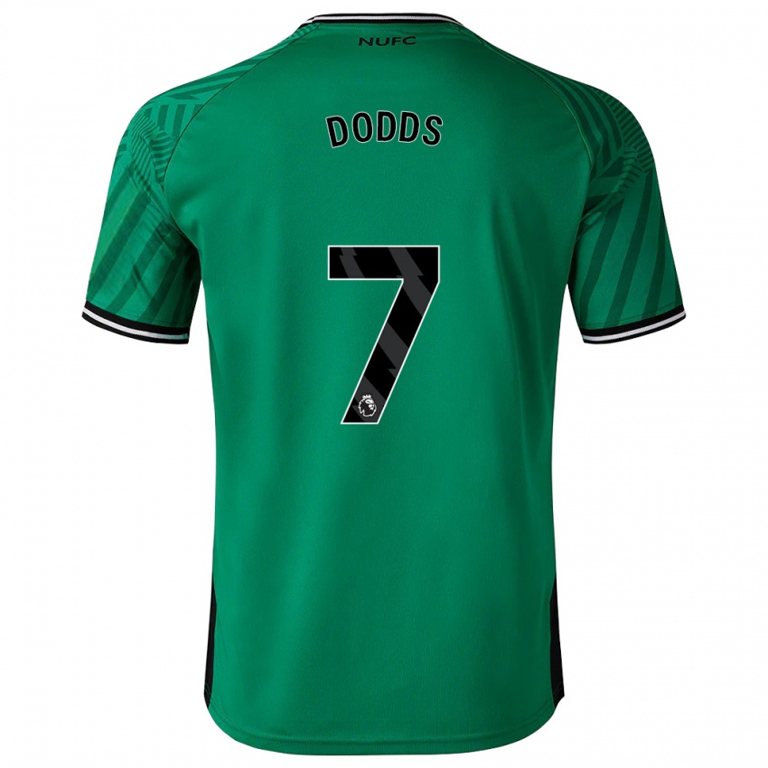 Børn Tyler Dodds #7 Grøn Udebane Spillertrøjer 2023/24 Trøje T-Shirt