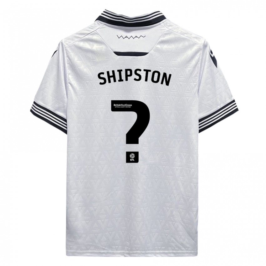 Børn Rio Shipston #0 Hvid Udebane Spillertrøjer 2023/24 Trøje T-Shirt
