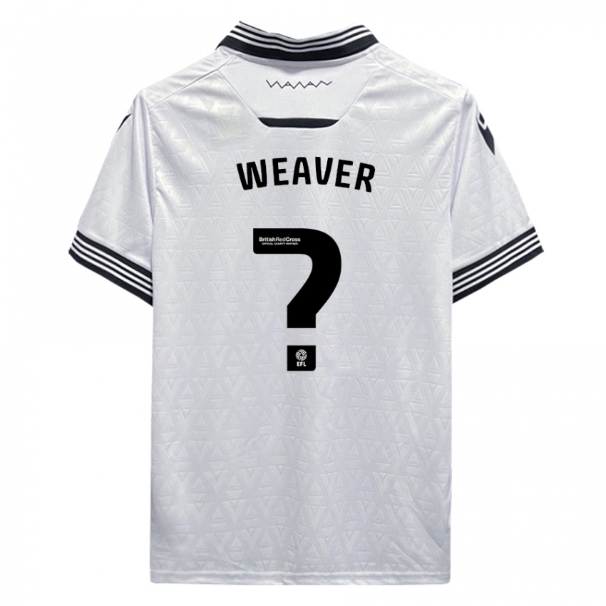 Børn Ernie Weaver #0 Hvid Udebane Spillertrøjer 2023/24 Trøje T-Shirt
